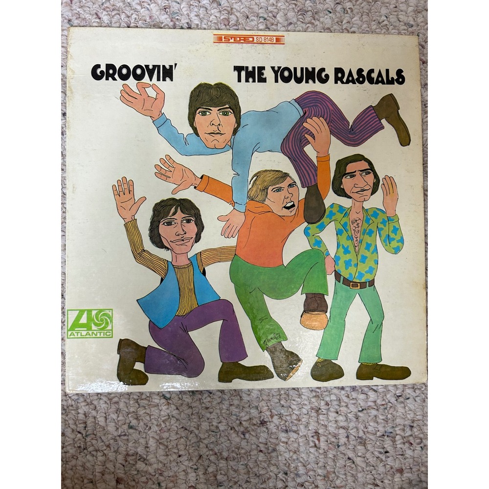 The Young Rascals Groovin Vinyl LP 1967 Atlantic SD 8148 Stereo Pressing